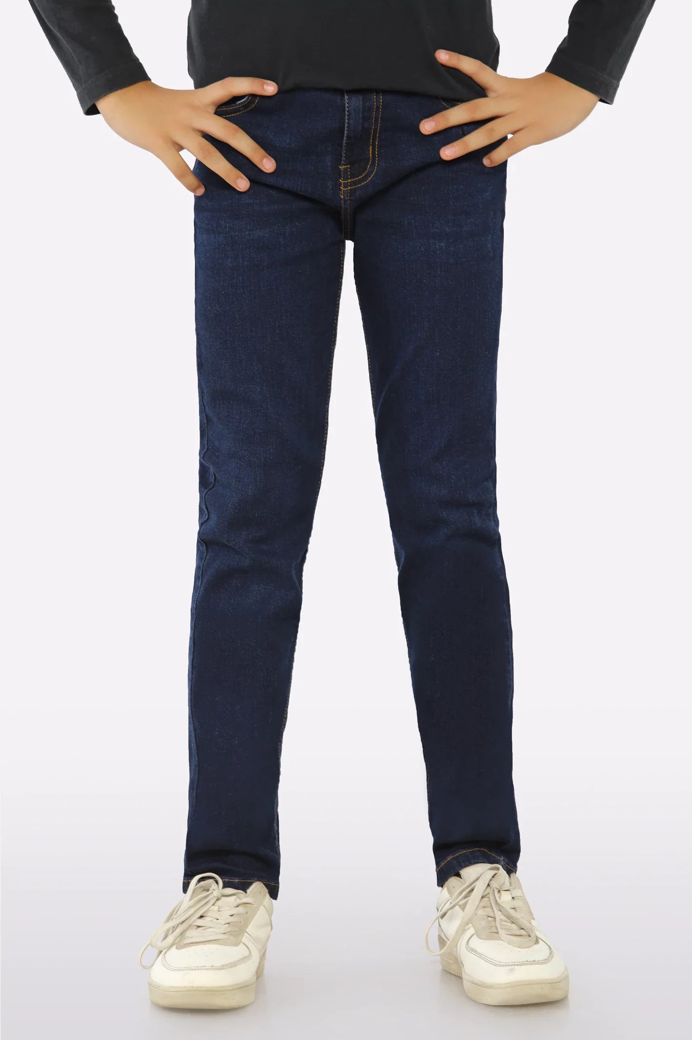 Dark Blue Denim Jeans For Boys