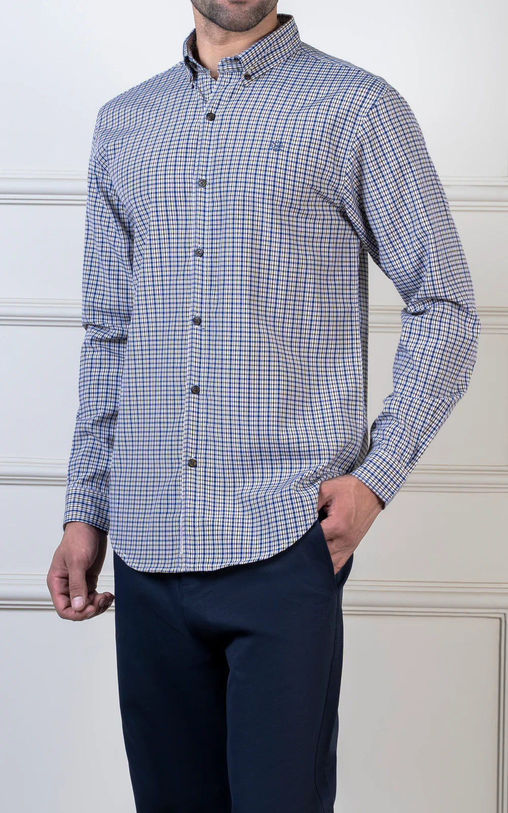 CHECKED CASUAL SHIRT YELLOW CHECK